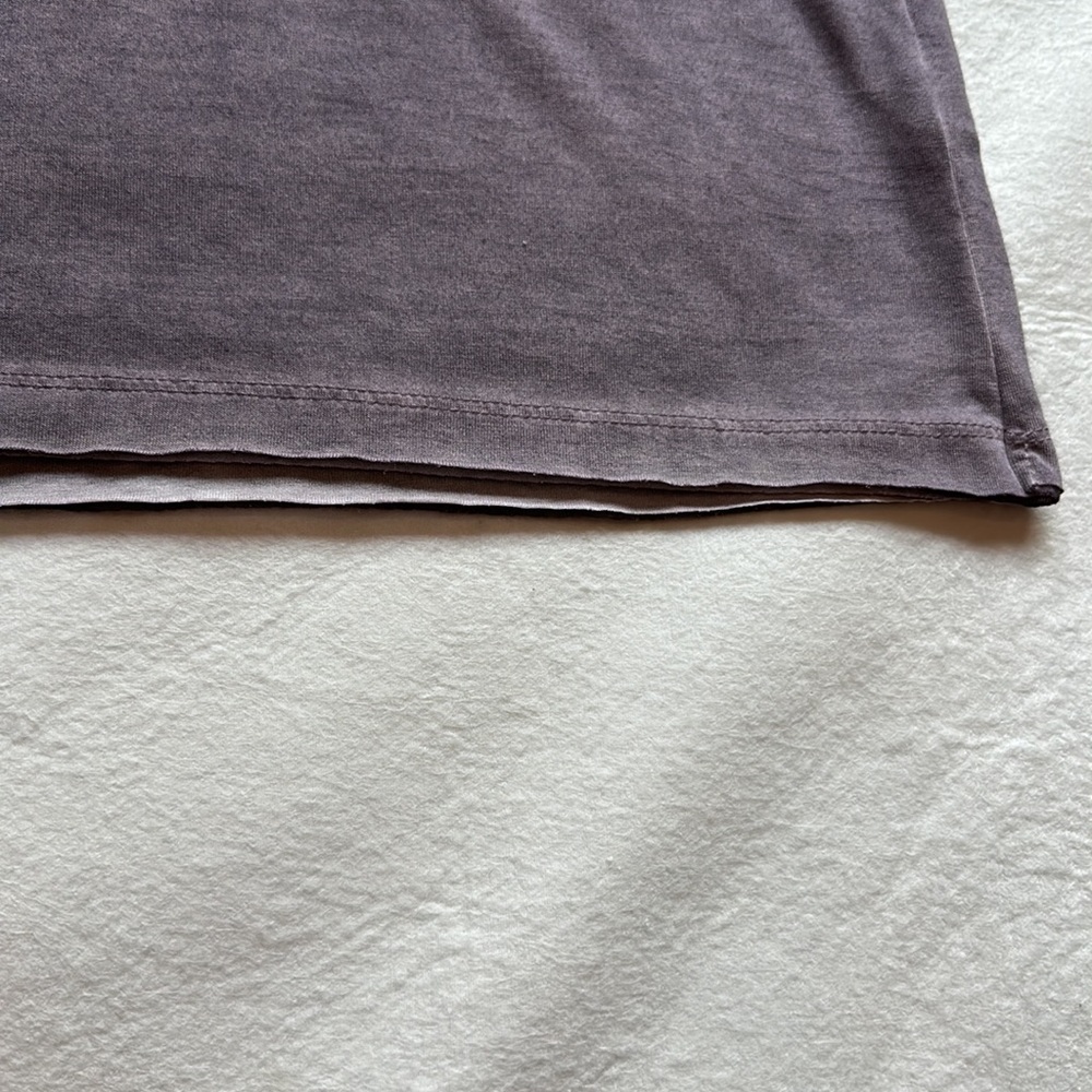Danielle Cap Sleeve muted purple top - Picture 4 of 8